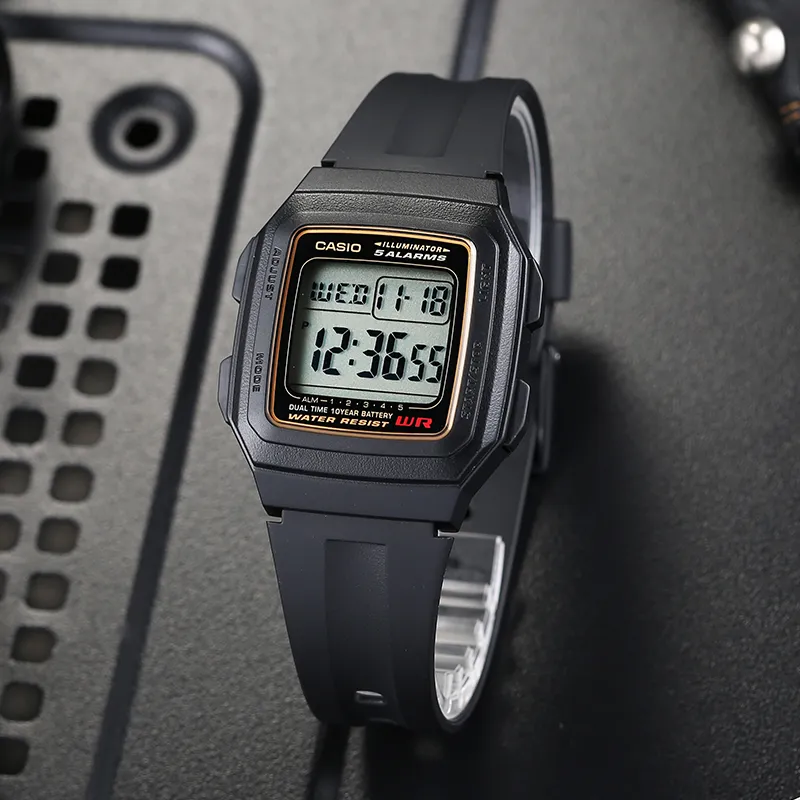 Casio F-201WA-9ADF Digital Grey Dial Men's Watch